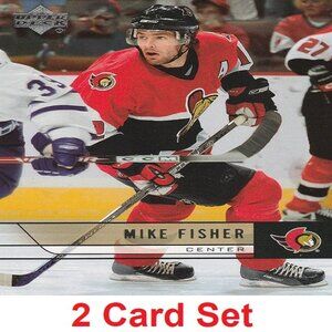 Mike Fisher NHL Hockey Card Collection